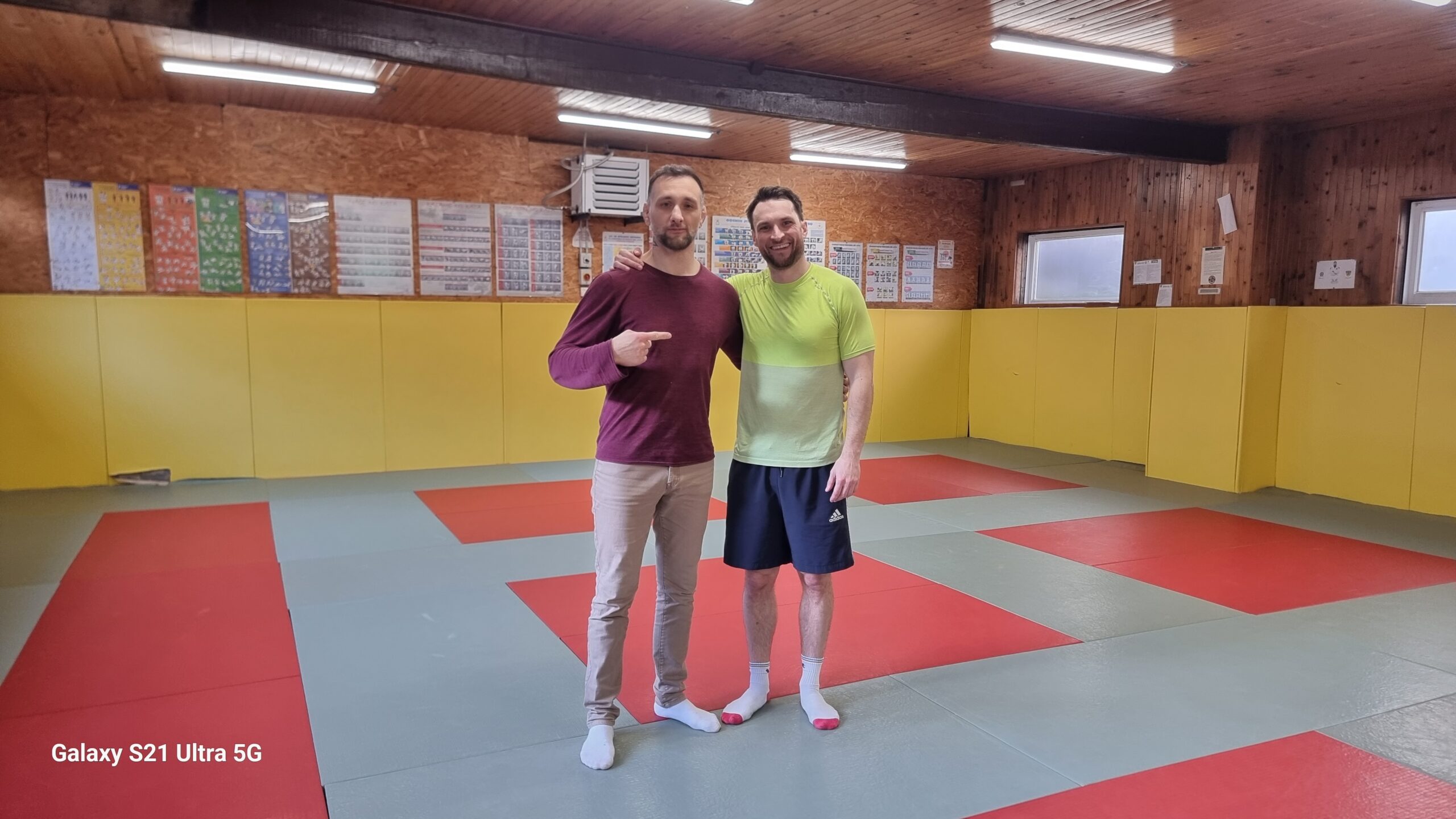 Florent Speroni en préparation au Cercle Nancéien de Judo